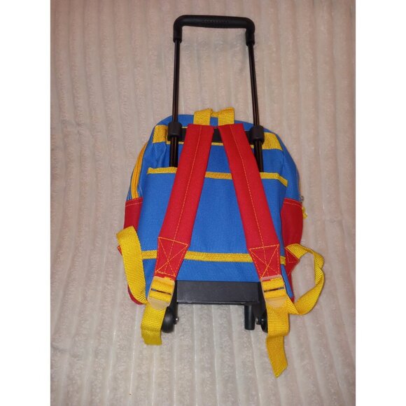 Sesame Street Elmo Rolling Backpack New with Tags Suitcase Bookbag - Picture 3 of 6